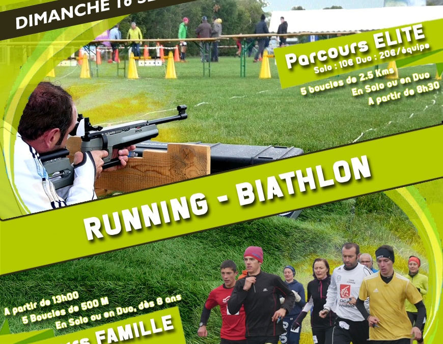 Running Biathlon de Coltines Saint-Flour le 16 septembre 2018