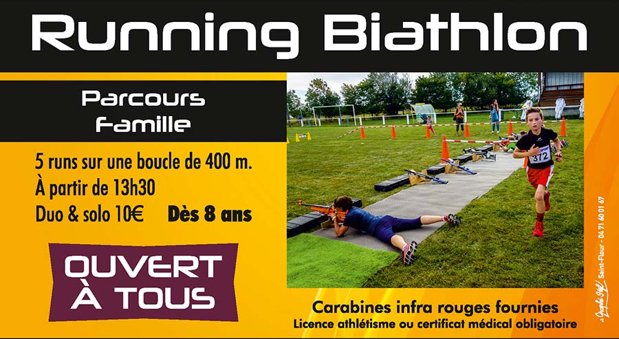 Biathlon Running à La Planézarde de Coltines